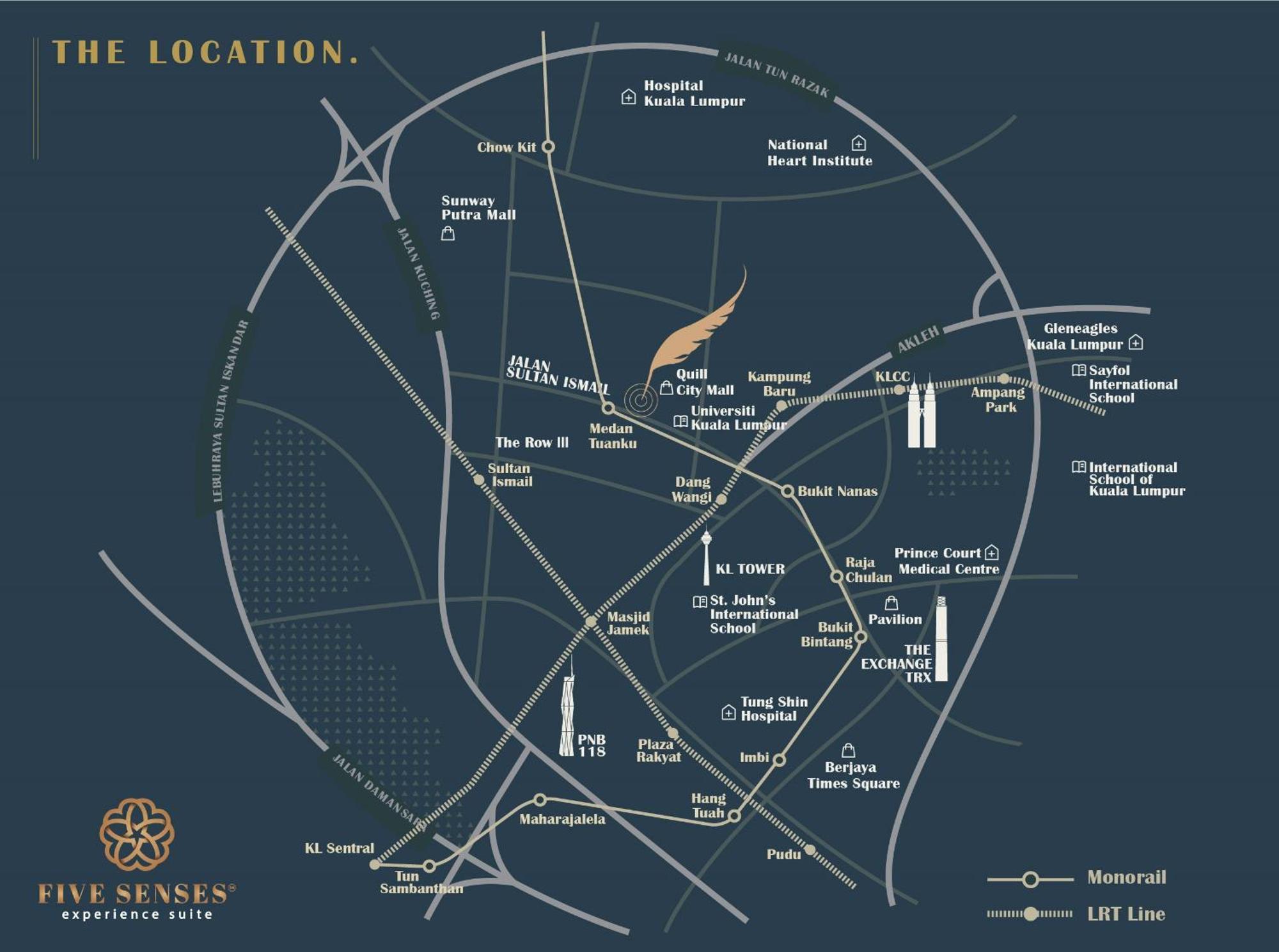 קואלה לומפור Quill City Residences Klcc, Five Senses מראה חיצוני תמונה